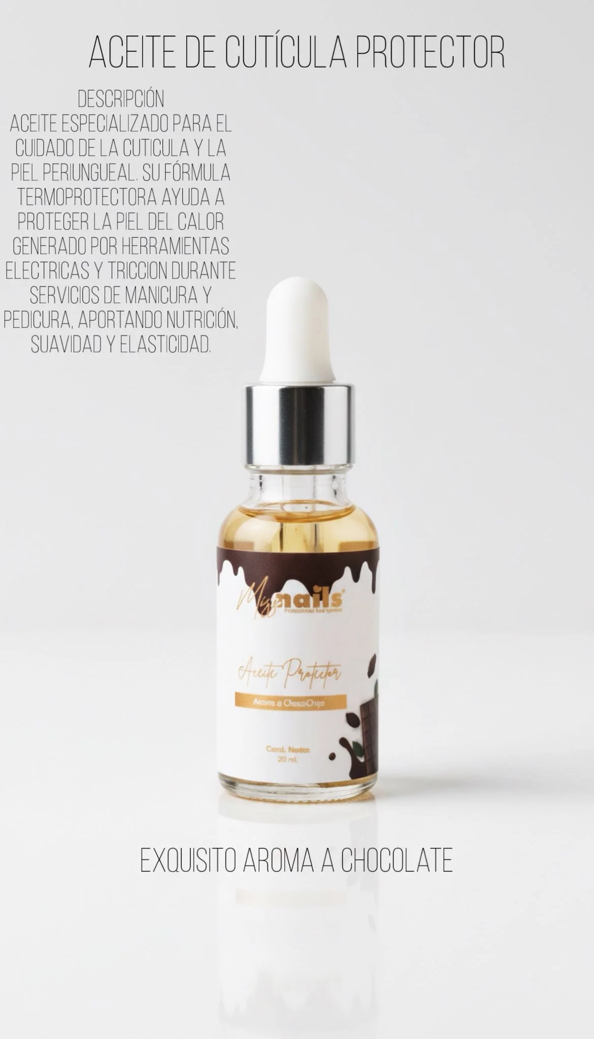 Aceite de cuticula chocolate