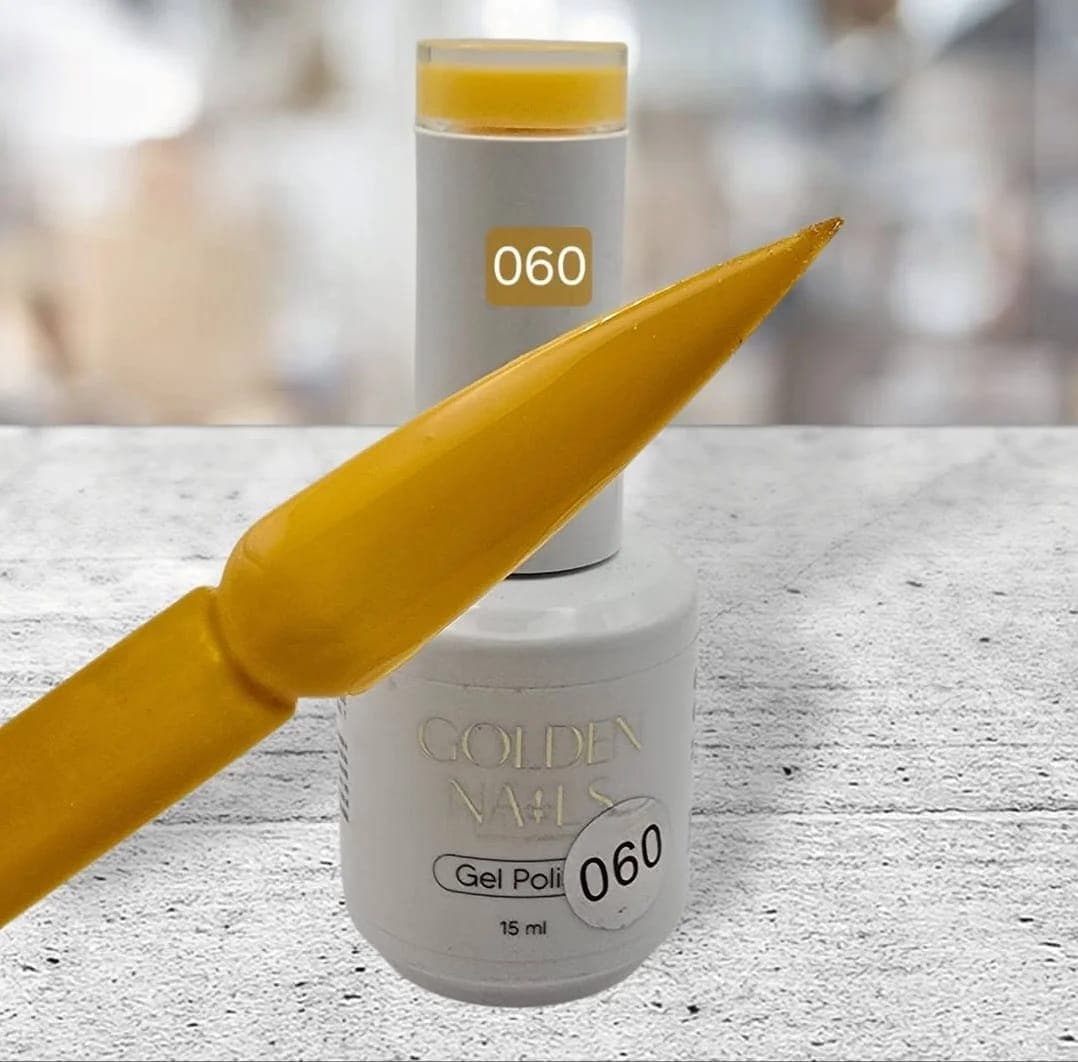 Gel polish 060 amarillo mostaza