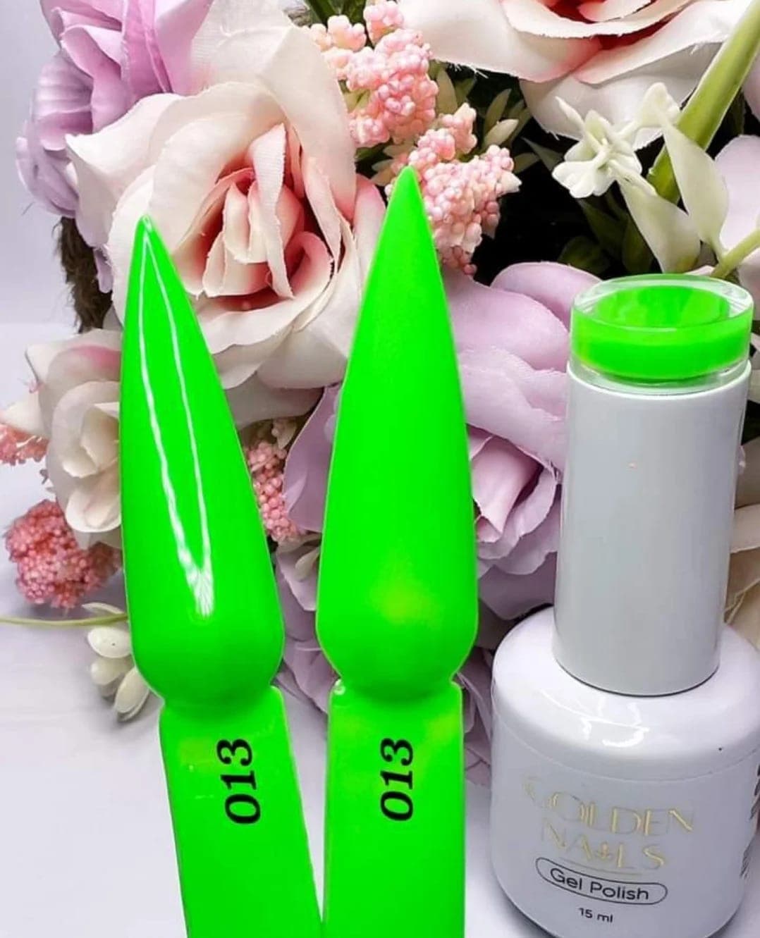 gel polish 013 verde neon