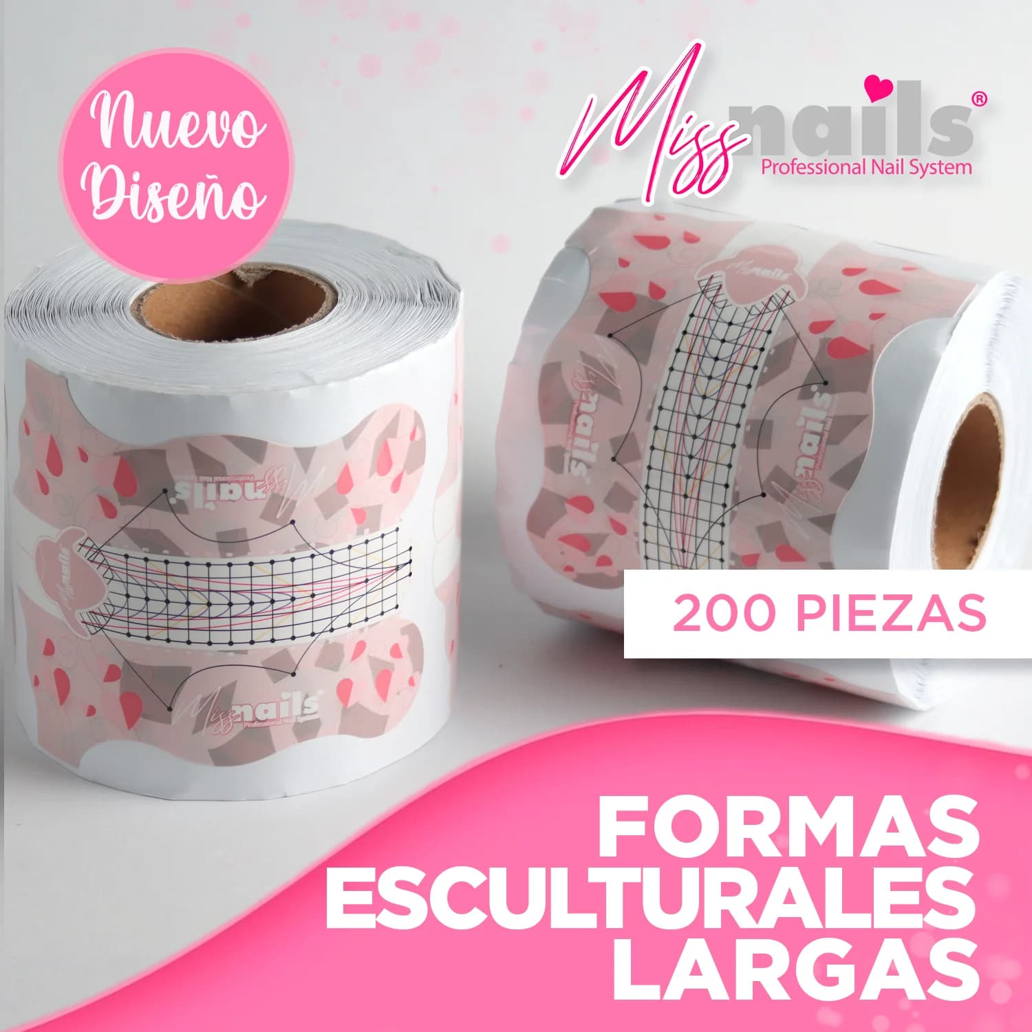 Formas esculturales largas Miss Nails