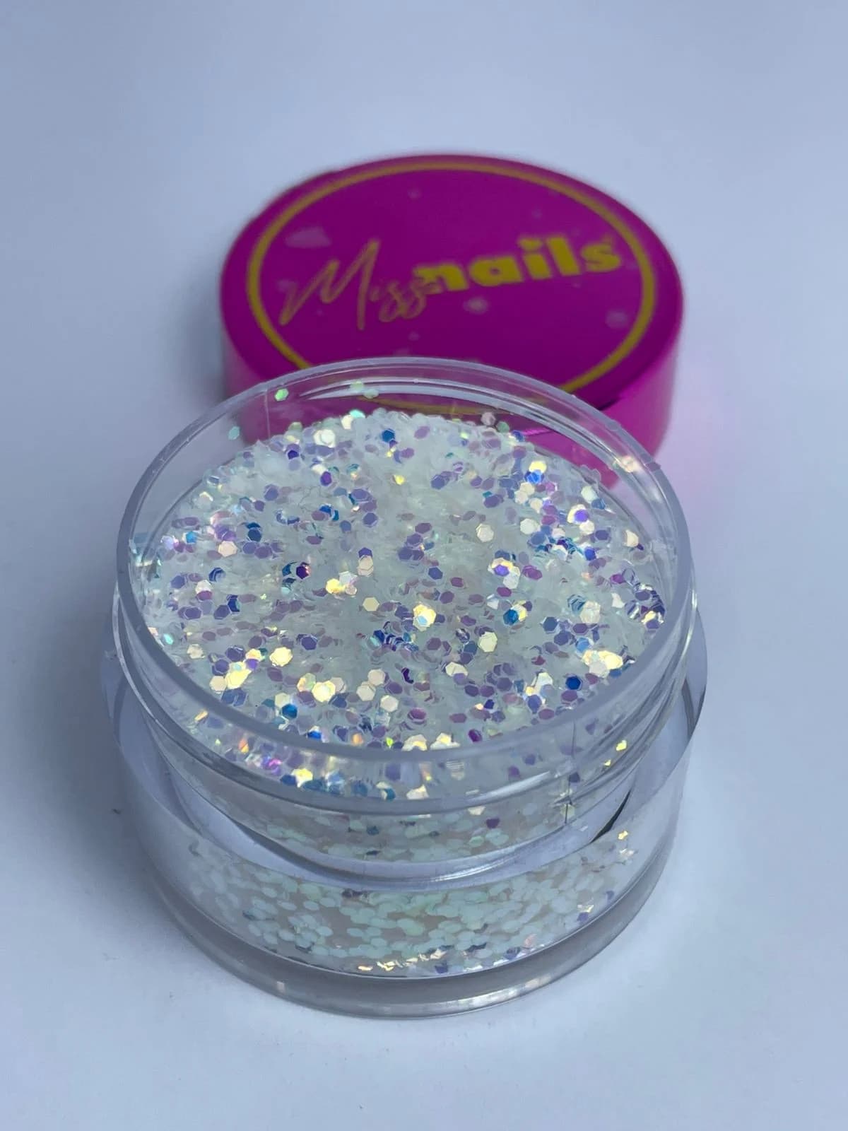 Glitter cola de sirena tornasol #2077