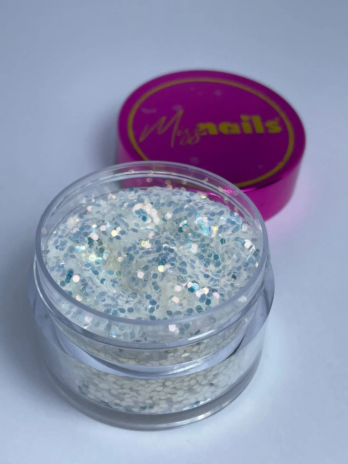 Glitter cola de sirena tornasol dorada #2079