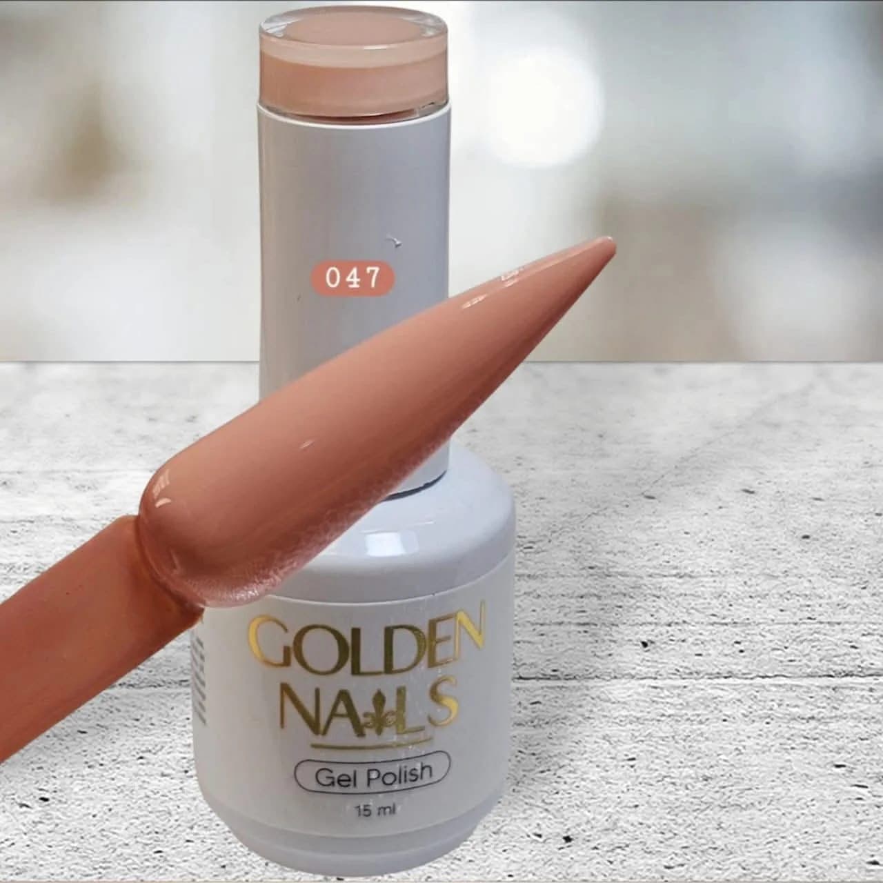 gel polish 047 nude cafe