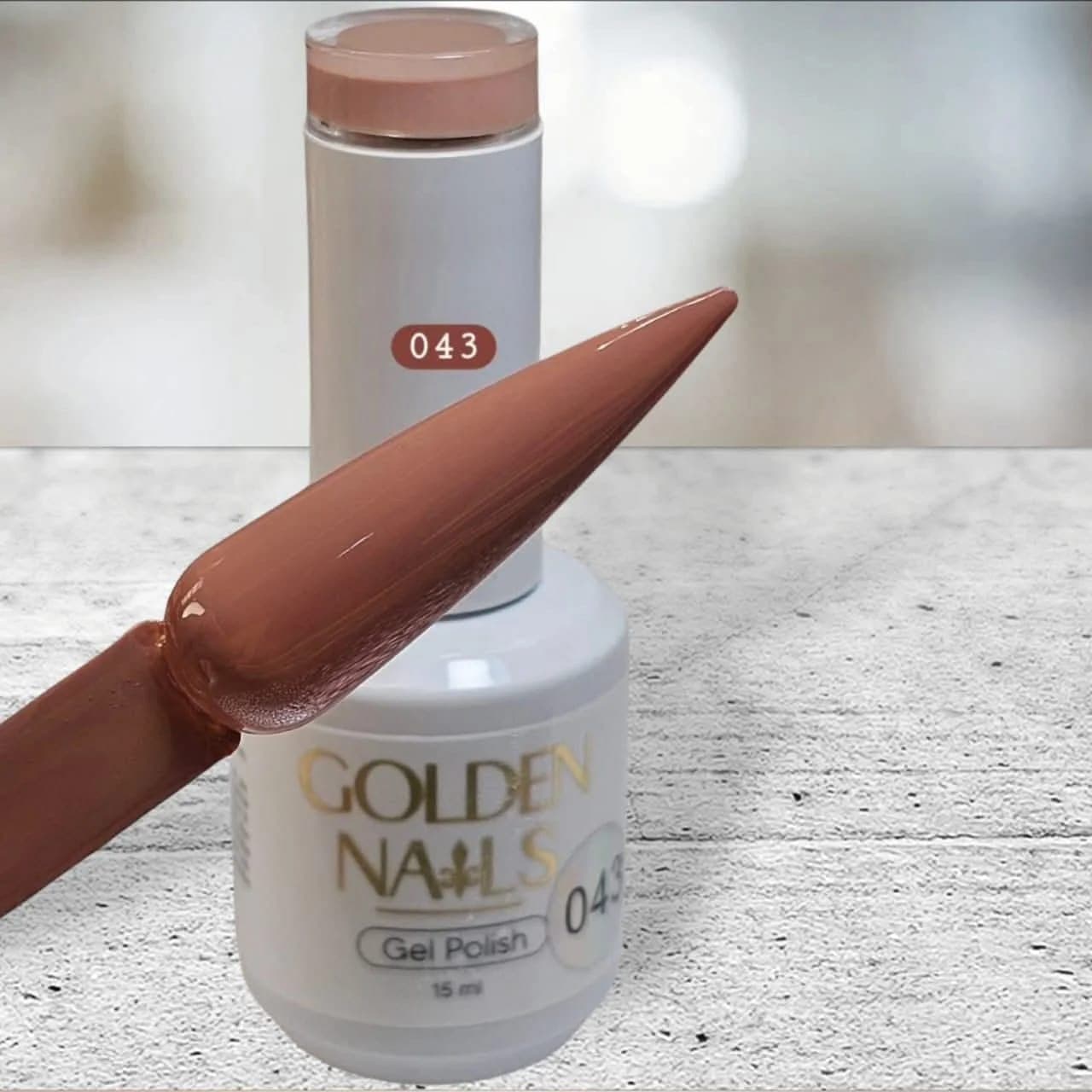 gel polish 043 cafe nude