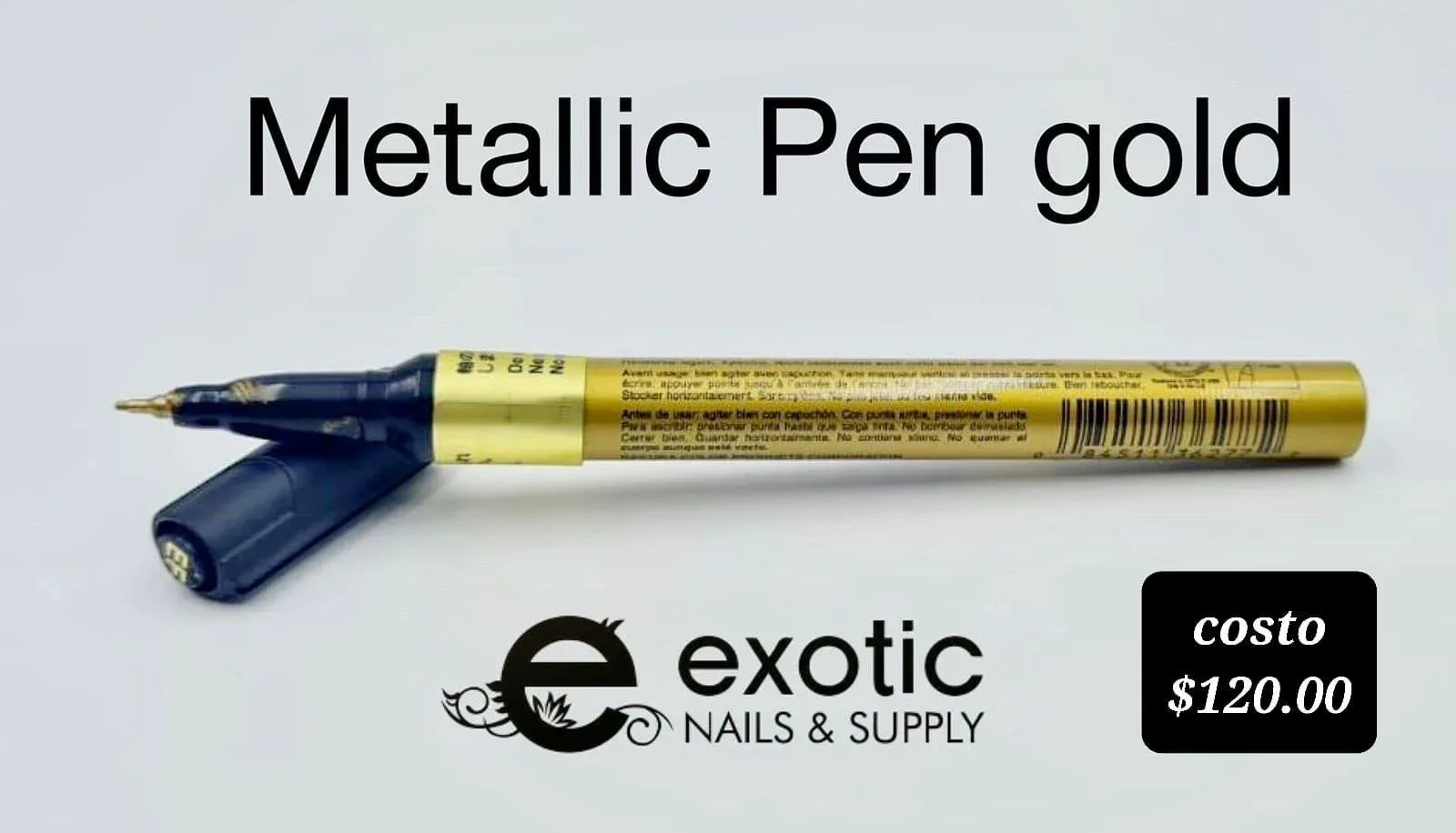 Pluma metálica gold